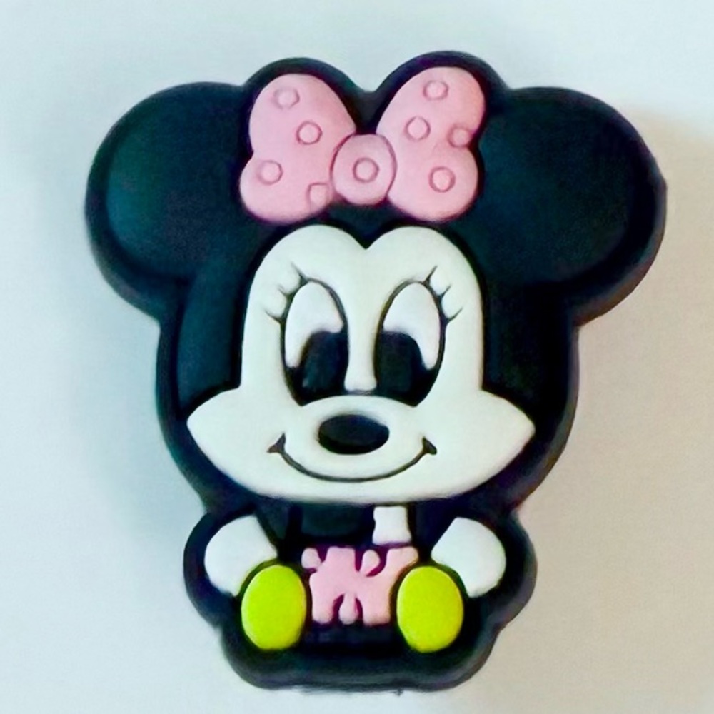 (10 for $16) Minnie Mouse Croc Charm Shoe Charm Jibbit Disney Croc Charms